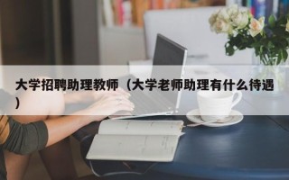大学招聘助理教师（大学老师助理有什么待遇）