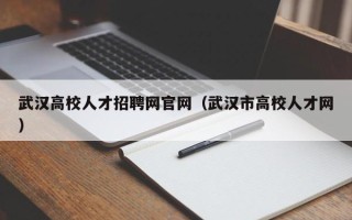 武汉高校人才招聘网官网（武汉市高校人才网）