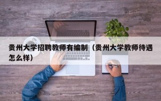 贵州大学招聘教师有编制（贵州大学教师待遇怎么样）
