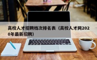 高校人才招聘档次排名表（高校人才网2020年最新招聘）