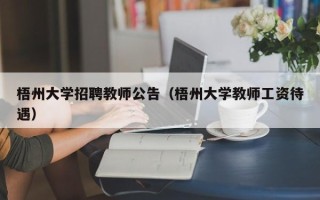 梧州大学招聘教师公告（梧州大学教师工资待遇）
