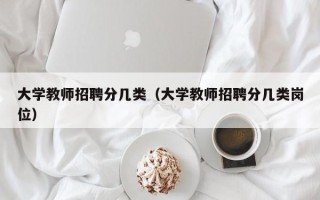 大学教师招聘分几类（大学教师招聘分几类岗位）