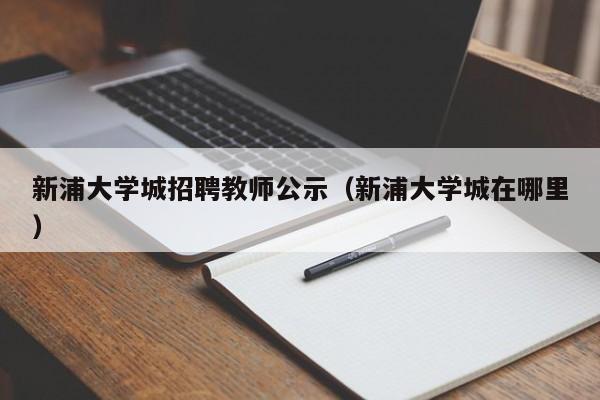 新浦大学城招聘教师公示（新浦大学城在哪里）-第1张图片-大学教师招聘