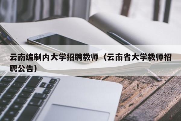 云南编制内大学招聘教师（云南省大学教师招聘公告）-第1张图片-大学教师招聘